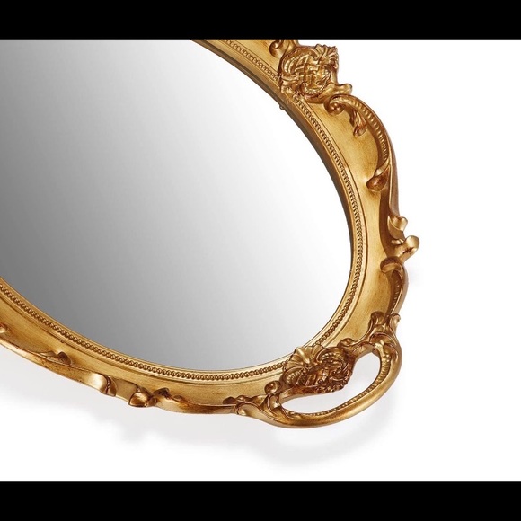 COPY - Ornate Wall Vintage Mirror/ Tray - Picture 6 of 6